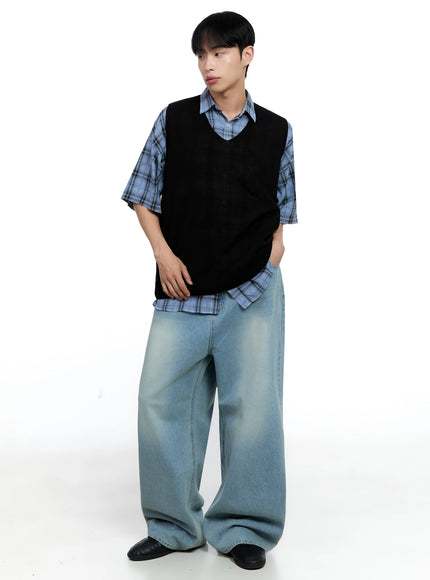 mens-linen-v-neck-knit-vest-ig520