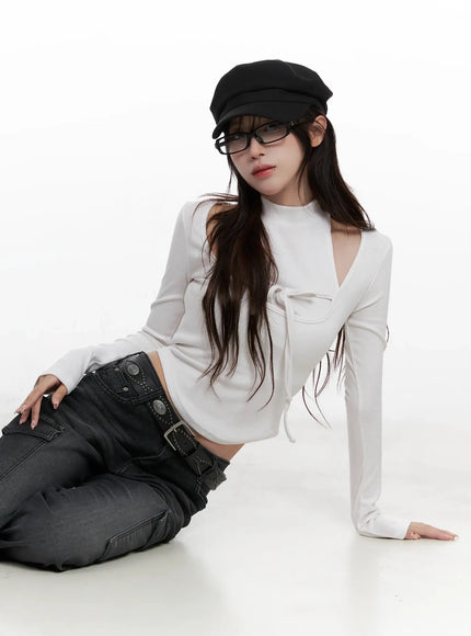seowon-black-cargo-low-rise-bootcut-jeans-in514