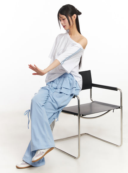 angel-stud-one-shoulder-stripe-t-shirt-iy502