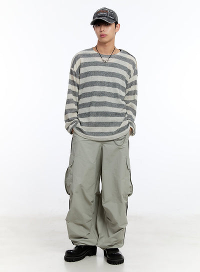 men-s-cargo-balloon-fit-windbreaker-pants-iy530