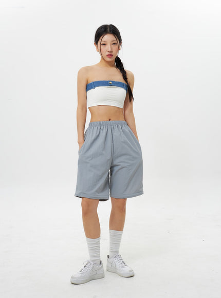 Color Wide Track Pants IY312