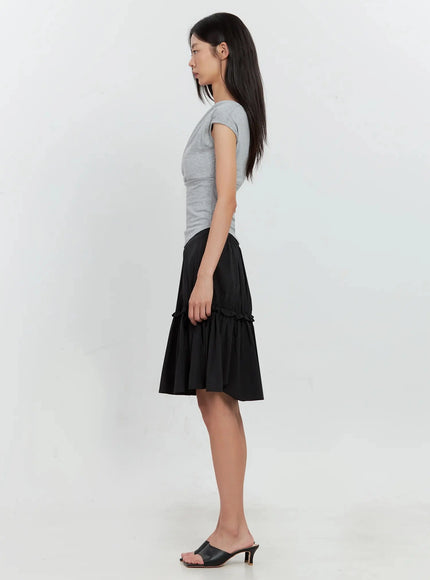 pleated-nylon-midi-skirt-is516