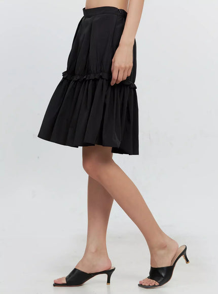 pleated-nylon-midi-skirt-is516