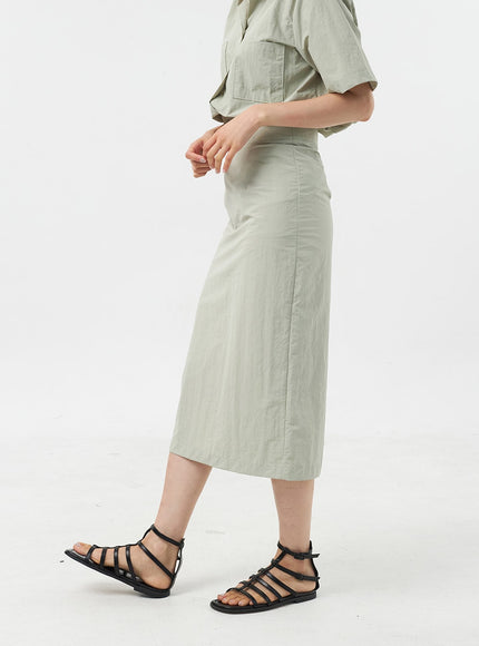 nylon-midi-skirt-ou309