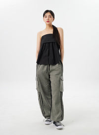 two-color-cargo-track-pants-by325