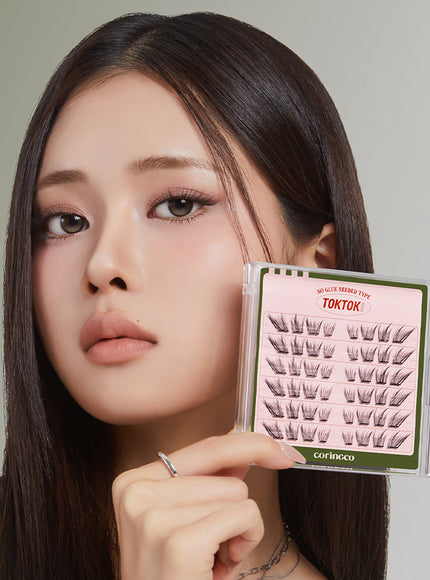 TOKTOKHARA No Glue Eyelash - Light (36pcs-90pcs)