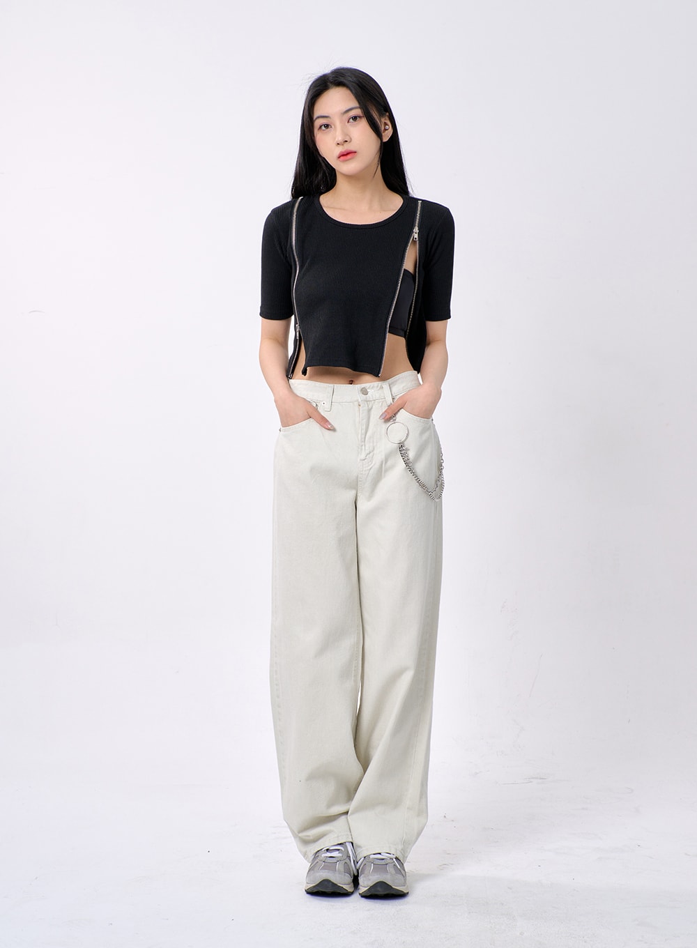 BAON】[unisex] Latanf Color Cotton Pants