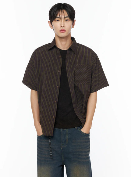 mens-chocolate-plaid-button-up-shirt-iu510