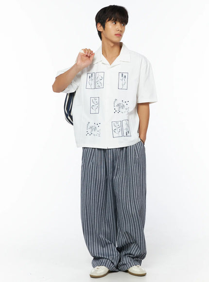 mens-embroidered-collar-short-sleeve-shirt-iu503