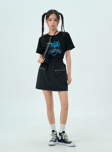 Heart Graphic Tee BY317