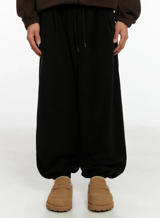 mens-fleece-jogger-sweatpants-id524 / Black