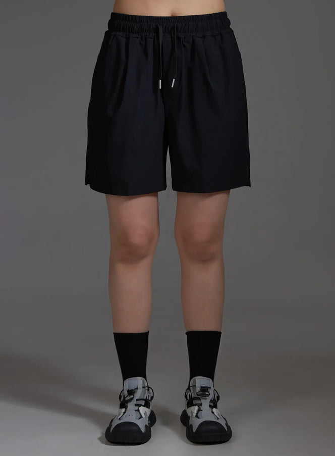stretch-running-shorts-black-io517 / Black