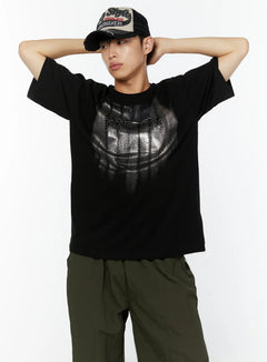 mens-graphic-t-shirt-iu518 / Black