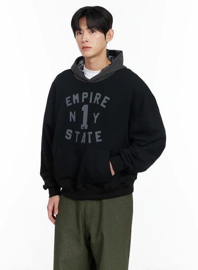 mens-empire-state-graphic-hoodie-im518 / Black