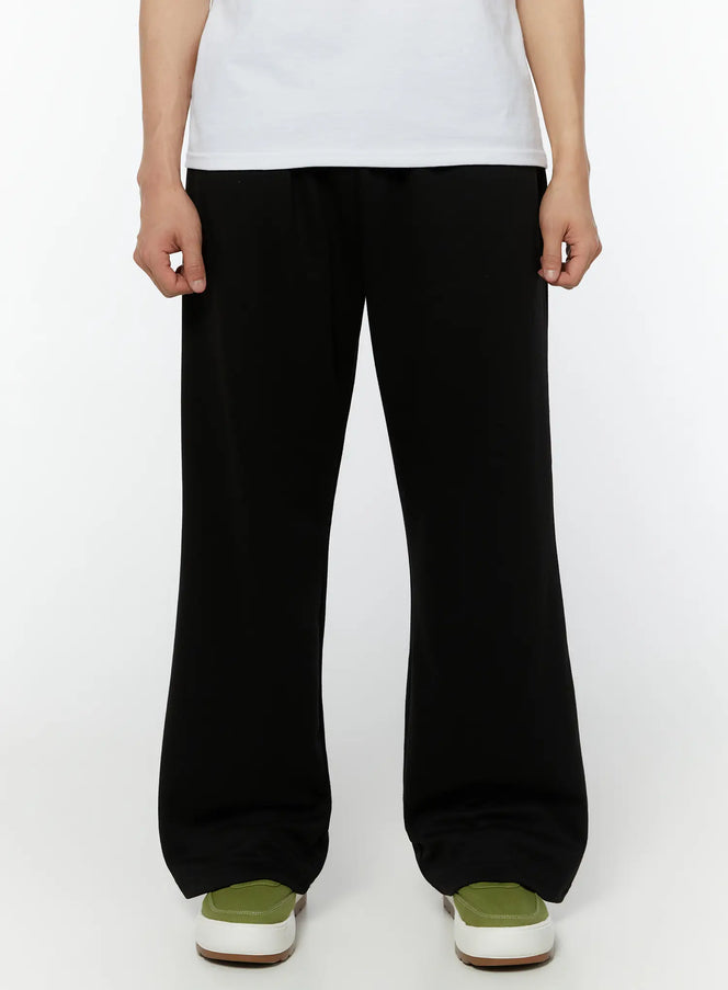 mens-casual-relaxed-sweatpants-iu515 / Black