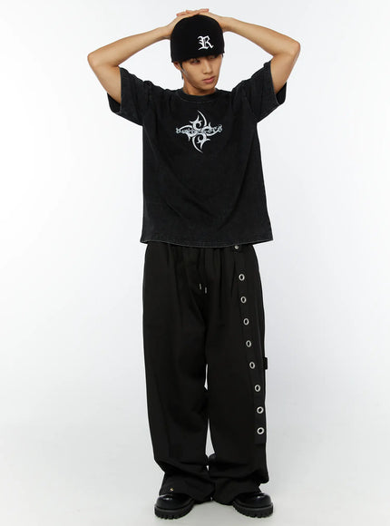 mens-tribal-graphic-t-shirt-iy508 / Black