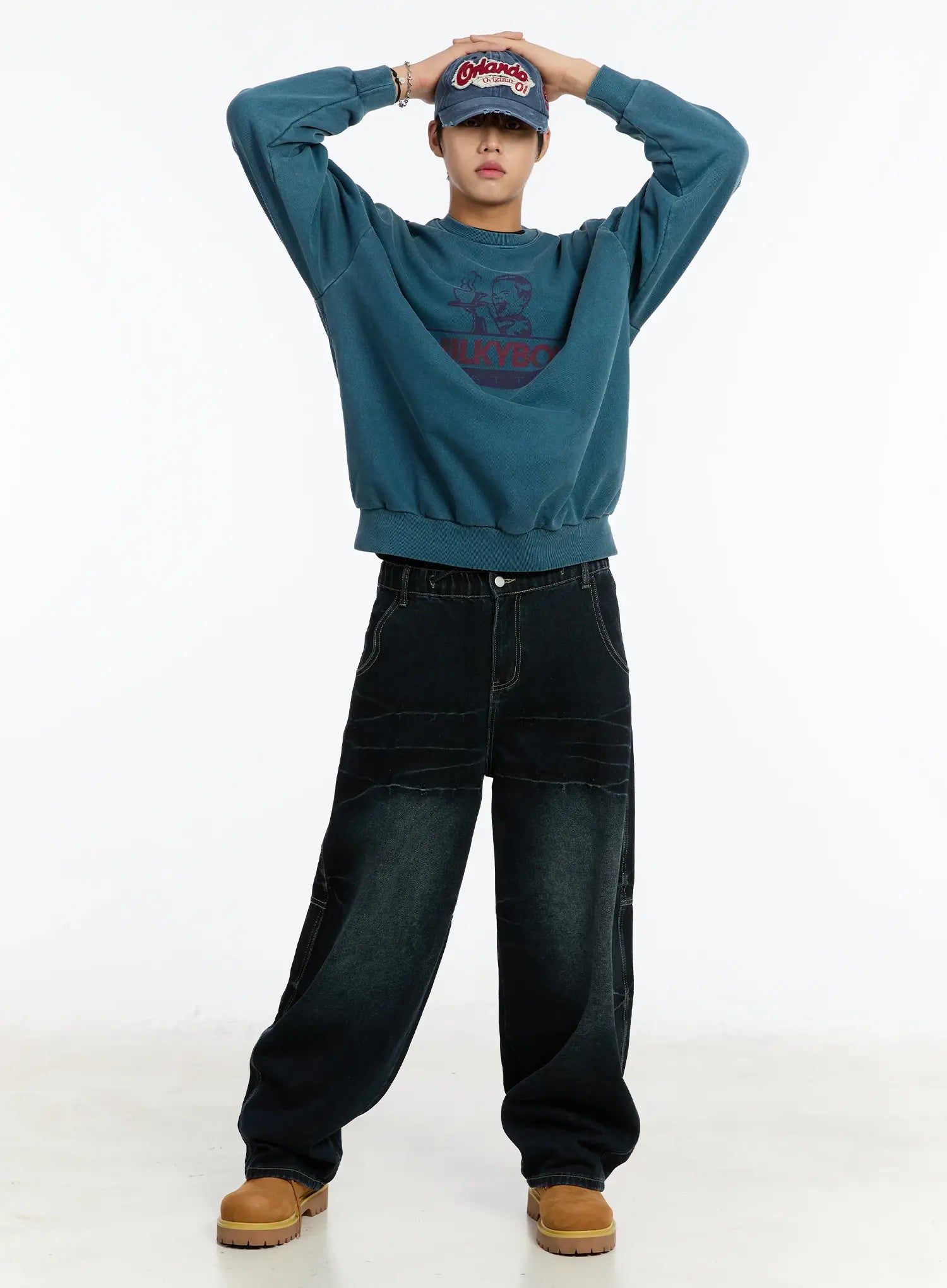 mens-graphic-sweatshirt-im502 / Blue