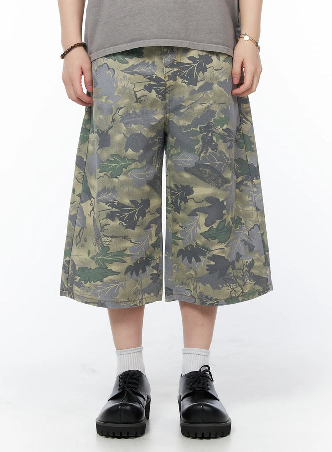 mens-vintage-floral-jorts-iy525 / Flower