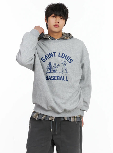 mens-saint-louis-graphic-crewneck-ij512 / Gray