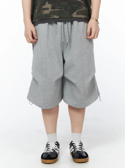 mens-casual-parachute-shorts-gray-iy522 / Gray