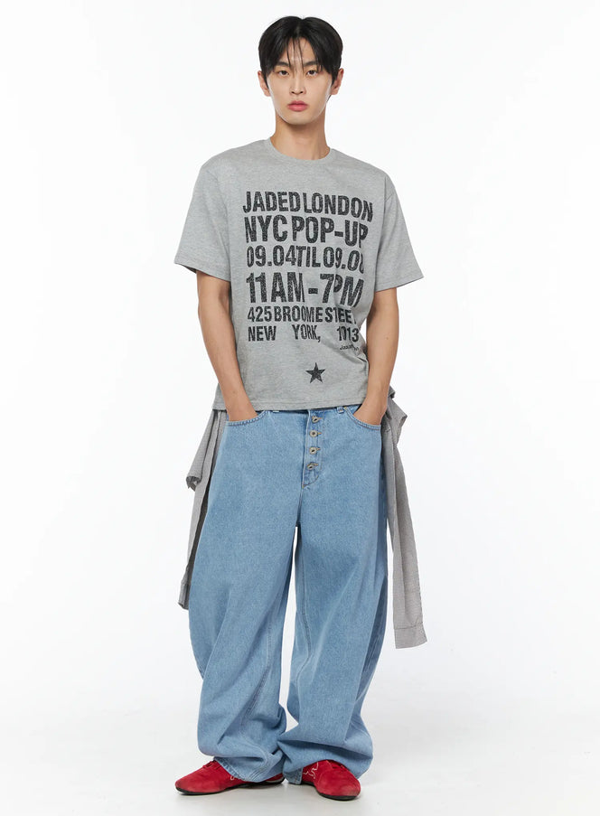 mens-nyc-graphic-tee-iu510 / Gray