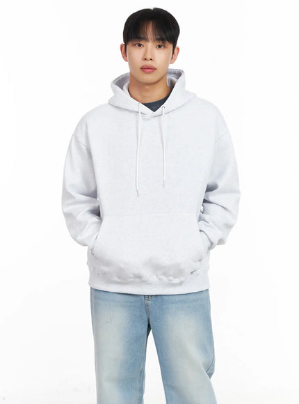 mens-basic-hoodie-im511 / Light gray