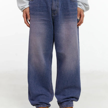mens-purple-washed-wide-jeans-id523 / Light purple