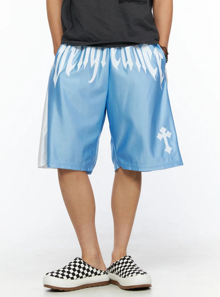 Men's Graphic Printed Basketball Shorts IL520