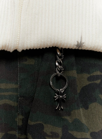 gothic-pendant-keychain-io523 / Silver