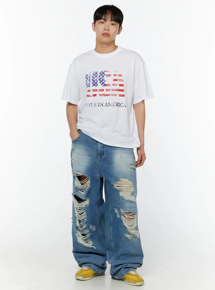 mens-us-flag-graphic-tee-iu516 / White