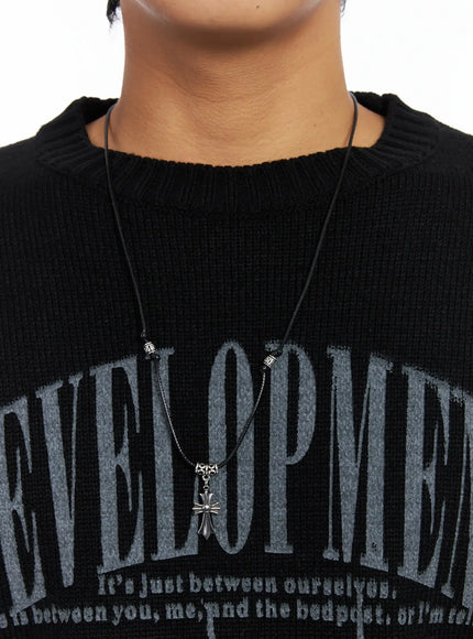 mens-adjustable-cross-pendant-necklace-ij512