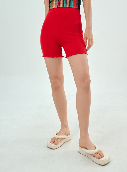 Wavy Biker Shorts BY303