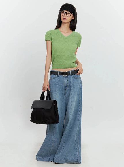 mesh-v-neck-short-sleeve-top-il528