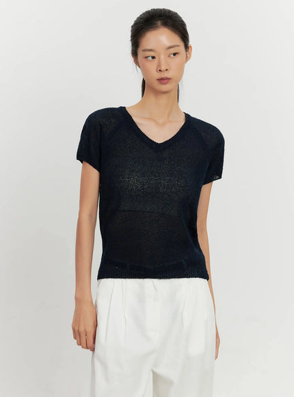 mesh-v-neck-short-sleeve-top-il528