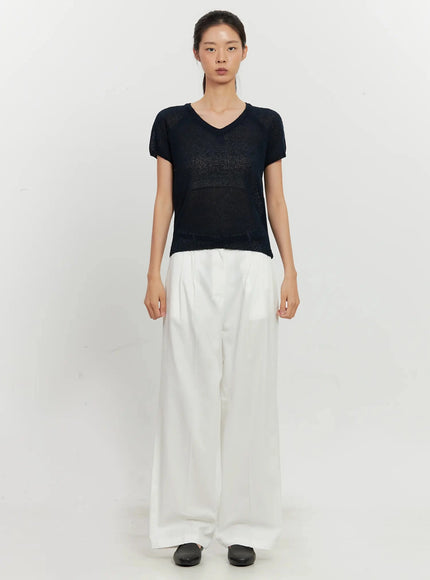 mesh-v-neck-short-sleeve-top-il528