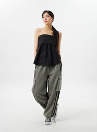 two-color-cargo-track-pants-by325