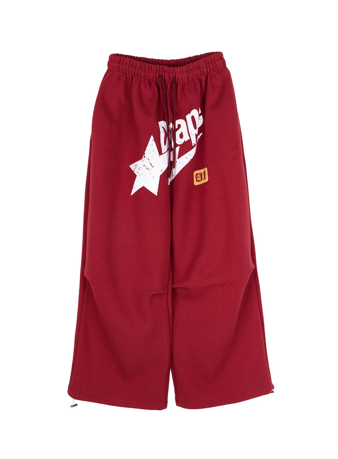 mens-graphic-parachute-string-sweatpants-red-iy513