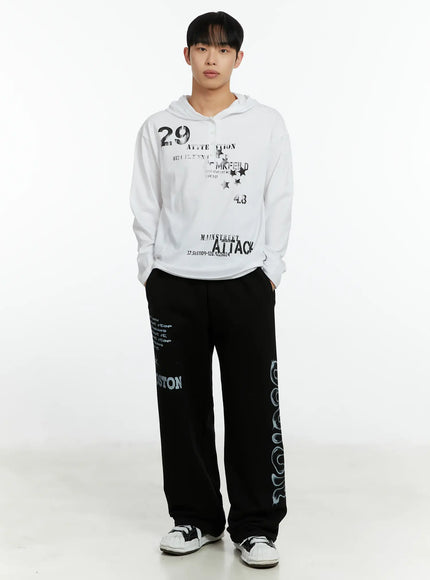 mens-graphic-print-henley-hooded-long-sleeve-top-if511