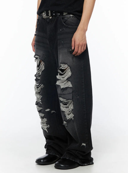 mens-vintage-distressed-baggy-jeans-black-iu510
