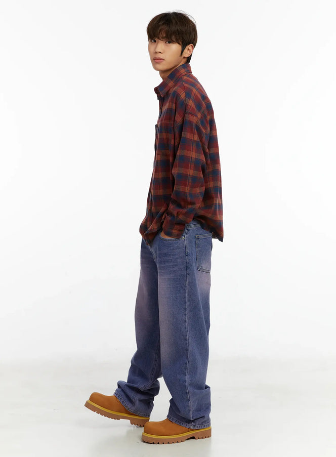 mens-casual-checkered-shirt-id523