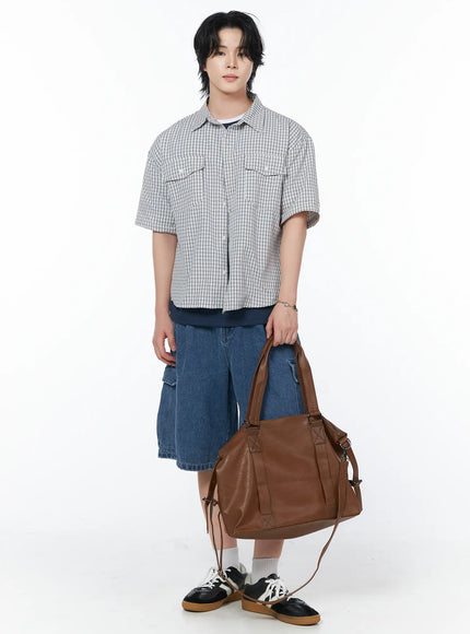 mens-pocket-checkered-short-sleeve-shirt-iy519