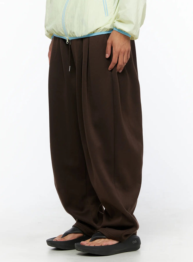 Men's Baggy Pintuck Sweatpants IL520