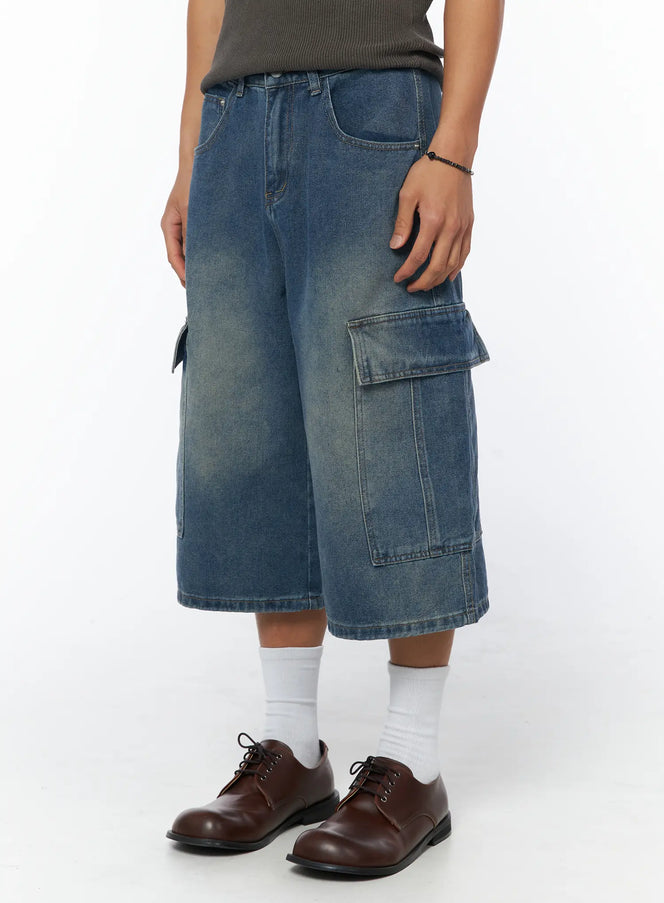 mens-vintage-denim-cargo-shorts-iu503