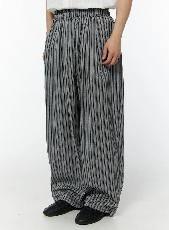 mens-striped-linen-balloon-fit-pants-black-iu504