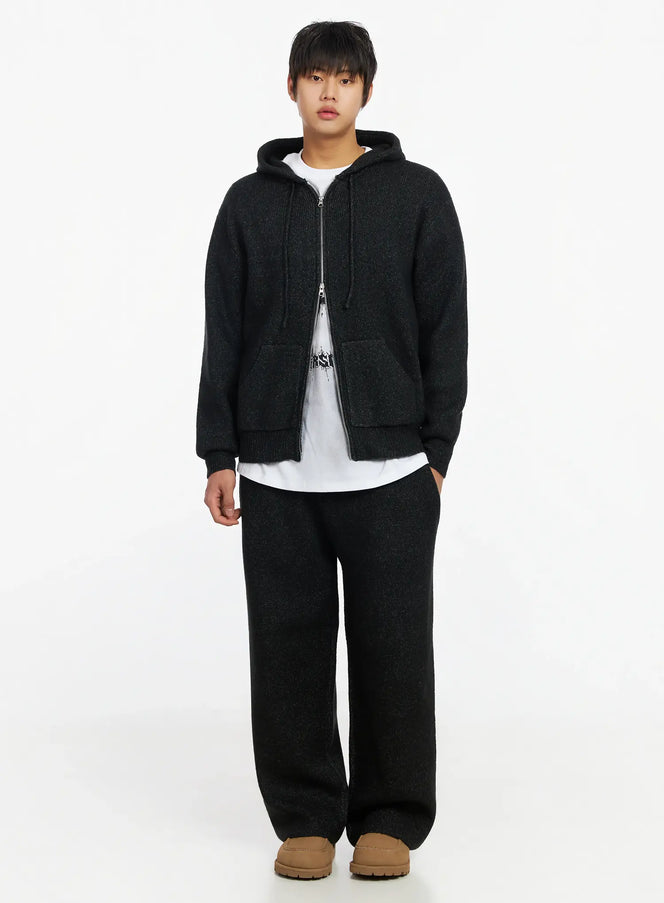 mens-double-zip-knit-hooded-jacket-ij527