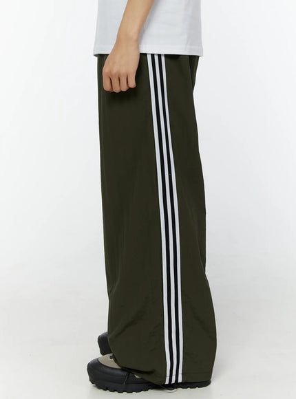 mens-stripe-track-pants-dark-green-iu518