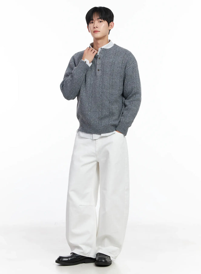mens-white-wide-leg-cotton-pants-ij521