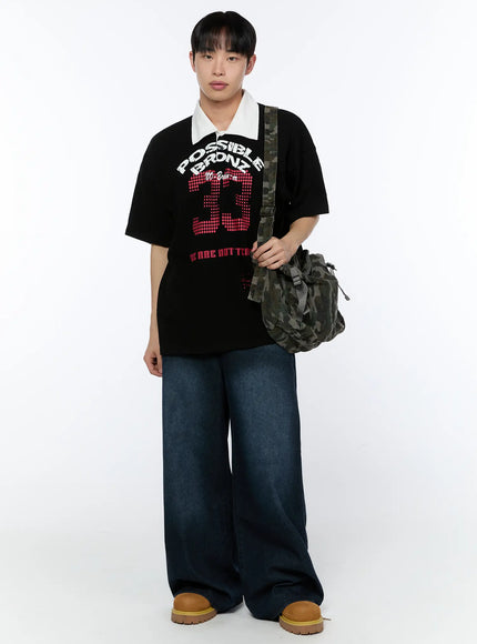 mens-graphic-short-sleeve-t-shirt-ia520 / Black