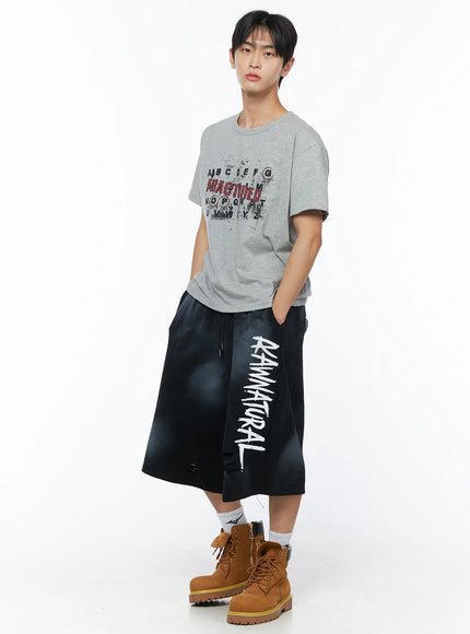 mens-graphic-tee-iu510 / Gray