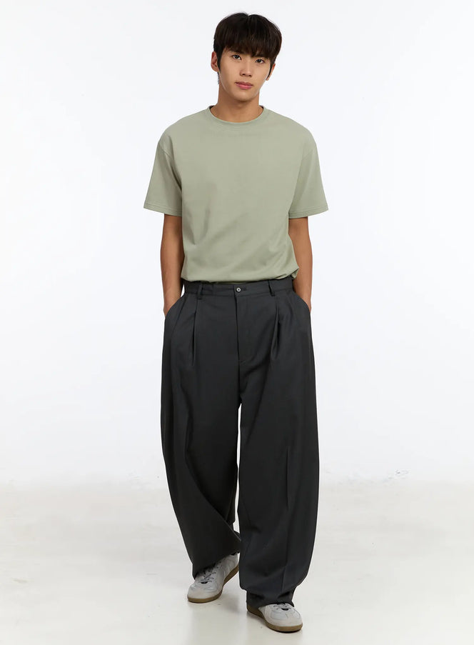 mens-essential-slim-fit-t-shirt-im530 / Light green